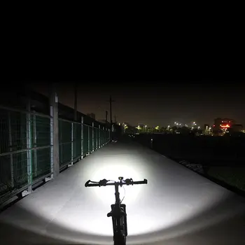 GYIO biciclete Biciclete Față de Lumină 2400Lm Faruri 2 Baterii T6 Led-uri de Lumină Bicicleta Ciclism Lampa Lanterna Lanterna Pentru biciclete Biciclete