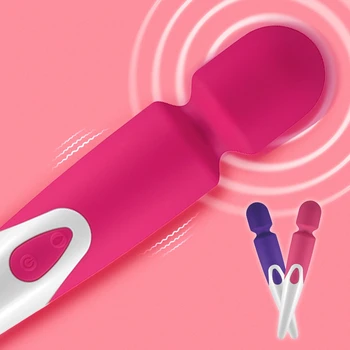 Wireless Dildo-uri AV Vibrator Bagheta pentru Femei Clitorisul Stimulator USB Reîncărcabilă aparat de Masaj Jucarii Sexuale pentru Musculare Adulți
