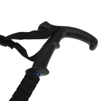 65-135 cm Nordic Walking Stick Pliere bețe de Trekking Drumetii Stick 3 Secțiunea Ultralight Bastoane de Mers Cu Cauciuc de Protecție