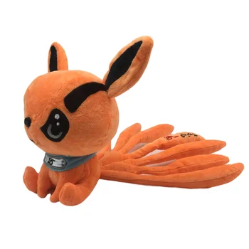 25cm Naruto Shippuden Jucării de Pluș Anime Kurama Kyuubi Nouă Povești Fox Jucării de Pluș Drăguț Amuzant Nouă povești Fox Papusa Cadou pentru Copii