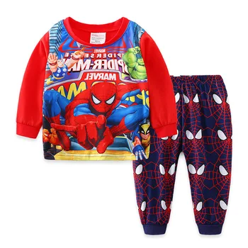Noi Avenger Copii Pijamale Copii Baieti Haine Fata Pijamale Copii Spiderman Seturi De Vest Cowboy Pijamale Cu Superman Pijamas
