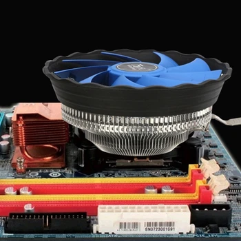 Fan Cooler 120mm Lama din Aluminiu PC CPU Cooler Ventilator de Răcire Pentru procesor Intel 775/1155 AMD 754/AM2