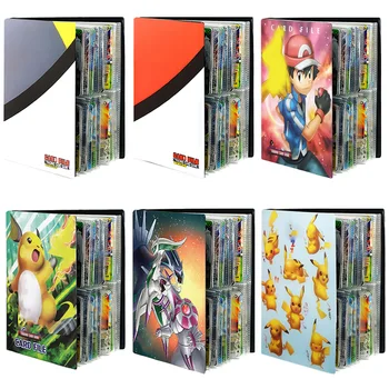 240PCS Joc Carduri Pokemon Album Carte de Desene animate Anime Card EX GX Colectoare Încărcate Listă Pentru Copii Titularul Capacitatea de Liant Folder Jucarii