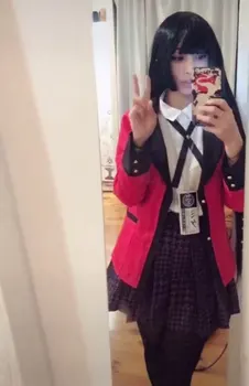 Anime Kakegurui Yumeko Jabami Rune Yomozuki Kilari Midari Ryota Japoneze Uniforme Școlare Set Complet Femei Bărbați Costume Cosplay set