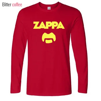 NOI Toamna Și Iarna Excentric Rock Icon Frank Zappa Amuzant Print T-shirt Barbati Casual, Camasi cu Maneca lunga