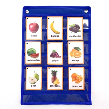 Albastru Buzunar Magnetic Diagramă Pentru Standarde Programul De Zi Cu Zi Ușor Spațiu De Montaj Cu 10 De Uscat Șterge Carduri