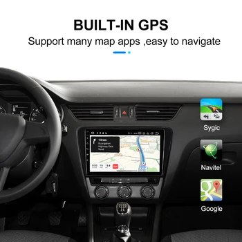 EBILAEN DVD Auto Multimedia Player Pentru Skoda Octavia A7 III 3-2018 1din Android 10.0 Radio Auto Navigație GPS Camera din Spate