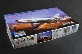 1: 144 China Air Force Pla J7-II Luptător Militar Asambla Modelul de Aeronavă