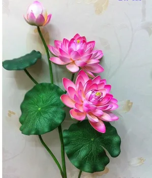 Noua EVA rezistent la apa Artificiale Floare de Lotus Frumoase Flori Artificiale Decoratiuni de Vacanță Decor Acasă 6color