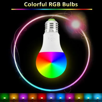 WIFI inteligent RGBW Bec LED 4.5 W E27 6.5 W Magic Home Lumina AC110V 220V 240V Estompat Glob de Lampă Compatibil Cu Alexa de Start Google