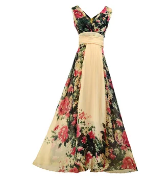 Delicat partid rochie Eleganta de seara cina florale rochie de temperament Bun rochie de Petrecere rochie fusta Mare