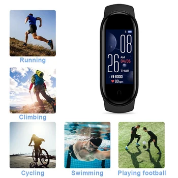 Mai Nou M5 Brățării Inteligente Ceasuri Inteligente Rata De Inima Ceas Inteligent Bratara Ceasuri Sport Band Inteligent Smartwatch Android
