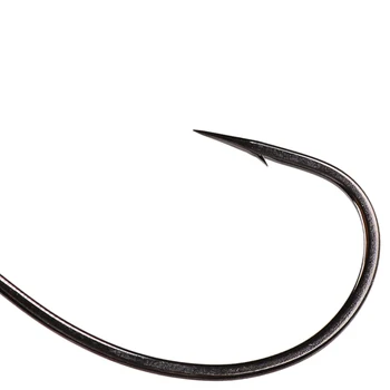 TAF 10buc Cârlig de Pescuit 1#,1/0#,2/0#,3/0#,4/0#,5/0# Jig Pescuit Manivela Hook Cârlig de pește Pentru Momeală Moale Neagră Pește Pescuit Accesorii