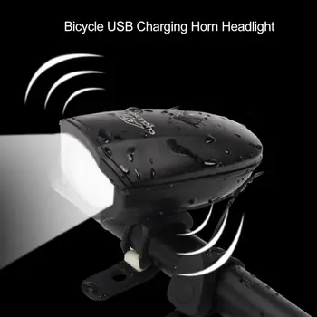 Bicicleta Lumina USB Reîncărcabilă T6 Vorbitor Faruri Impermeabil Bicicleta Far Bicicleta Fata de Lumina Lanterna Ghidon Lampa