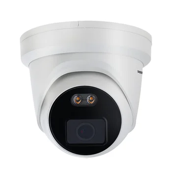 Hikvision Camera IP 4MP ColorVu DS-2CD2347G1-LU 24/7 Full Time Culoare PoE Turela CCTV de Securitate Built-in Microfon și Slot pentru Card SD Onvif