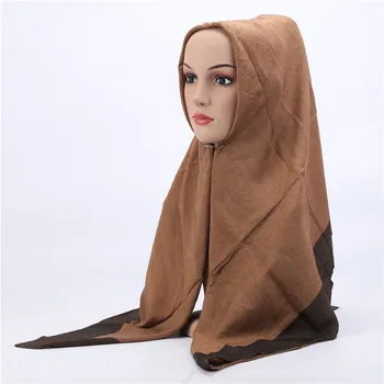 Malaezia Pătrat Vălului Islamic Eșarfe Bumbac Instant Hijab Șal Musulman Turbante Cap Eșarfă Folie de Femei Pashmina 105x105cm