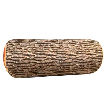 Perne Ciot de copac Textura Lemn Design Perna din Lemn Natural Log Arunca Perna Spate Perna Moale Mașina Acasă Gât Dormit 2017
