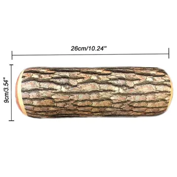 Perne Ciot de copac Textura Lemn Design Perna din Lemn Natural Log Arunca Perna Spate Perna Moale Mașina Acasă Gât Dormit 2017