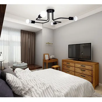Pandantiv lumini de Fier lampă de pandantiv modern lampă de agățat industriale loft decor nordic design dormitor sufragerie corp de iluminat cu led
