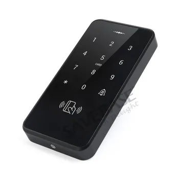 HOMSECUR Impermeabil Negru 125Khz RFID Control Acces Cu Tastatura cu iluminare din spate