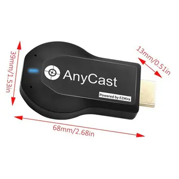 TV Stick 1080P Wireless WiFi Display TV Dongle-Receptor pentru AnyCast M2 Plus pentru Airplay 1080P compatibil HDMI TV Stick