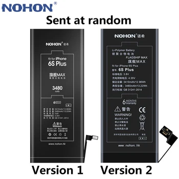 NOHON Pentru Apple iPhone 6 6S 7 8 Plus 6Plus 6SPlus 7Plus 8Plus Baterie de Mare Capacitate Bateria de Înlocuire Baterii de Telefon Mobil