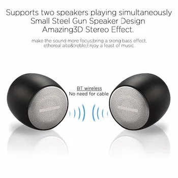 Difuzor Mini Bluetooth Portabil Difuzor fără Fir Sistem de Sunet 3D Stereo Muzica Surround Soundbar Suport Bluetooth,Subwoofer TF