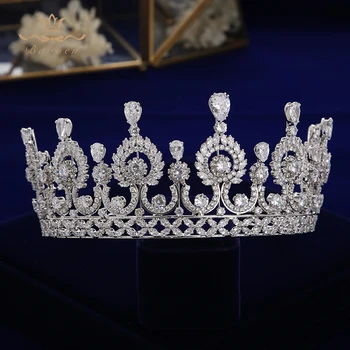De Lux Zircon Cristal Accesorii De Par De Nunta Mirese, Diademe, Coroane Headpieces Seara De Păr Bijuterii