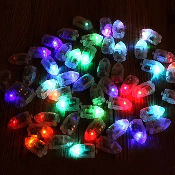 50pcs/lot Mini LED Flash Balon Lampa Felinar de Hârtie Pentru Crăciun Petrecere de Nunta Decor de Lumină BZ