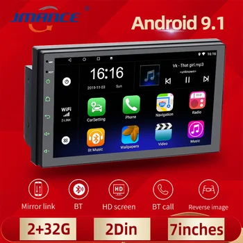 JMANCE Radio Auto Android Player 2 Din GPS Multimedia Autoradio 7