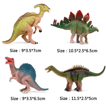 Dinozaur jucării de plastic Jurassic model animal set de simulare de regele dragon triunghi dragon boy jucării pentru copii