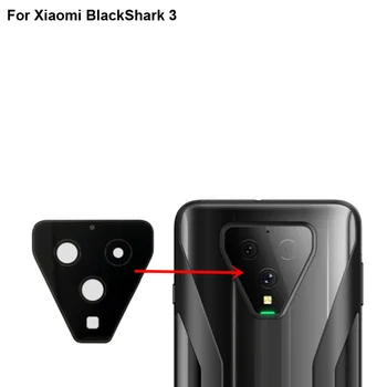 2 BUC de Înaltă calitate BlackShark 3 din Spate aparat de Fotografiat Lentilă de Sticlă test bun Pentru Xiaomi Black Shark 3 Piese de schimb Negru Shark3