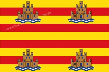 Pavilionul Ibiza, Insulele Baleare 3 x 5 FT 90 x 150 cm Spania Steaguri Bannere