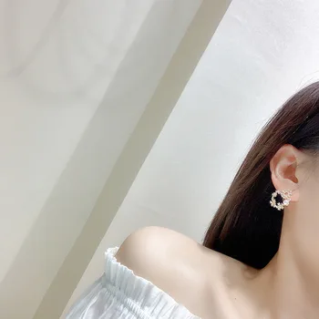 Zeojrlly Femei Clasică De Cercei Stud Coreea Pearl Cercei Simplu Elegant Mic Moda Bijuterii Noi Pentru Fete