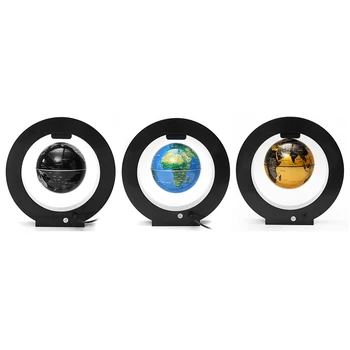 4 Inch LED-uri Rotunde Hartă a Lumii Plutitoare Glob Magnetic Levitation Lumina Anti-Gravitație Magie pentru Decor Acasă de Predare Școală Echipamente