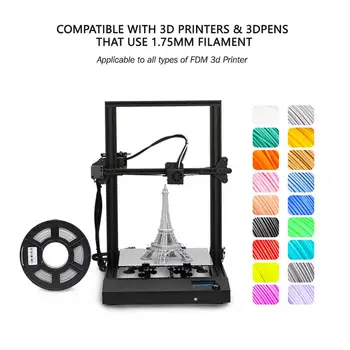 KAIGE Filament PLA 1kg 1,75 mm Imprimantă 3D Consumabile Biodegradabile Bubble Gratuit Materiale de Culori Luminoase pentru Pen 3D Print