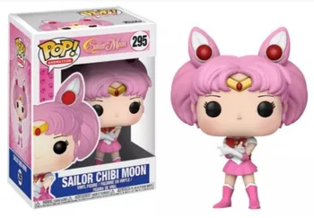 POP Sailor Moon&Luna Tema Figura Statuie Hare Caracter figurina Papusa Sailor Chibi Moon Sailor Neptun Cadou pentru Fete