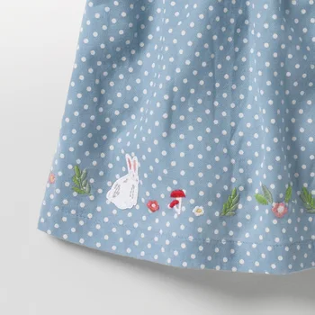 2021 Noi Arrvial Fete Dress Dot Fete Printesa Rochii De Partid Pentru Copii Mici Rochie De Vara Haine Copii, Rochii Cu Maneci Scurte