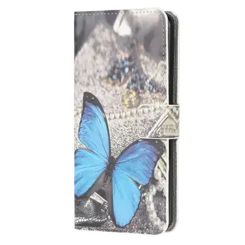 Colorate Flip Carte Din Piele Caz Acoperire Pentru Xiaomi Redmi 9 Caz Acoperire Portofel Stand Slot De Card Magnetic, Telefon Mobil Sac Capa