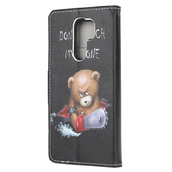Colorate Flip Carte Din Piele Caz Acoperire Pentru Xiaomi Redmi 9 Caz Acoperire Portofel Stand Slot De Card Magnetic, Telefon Mobil Sac Capa