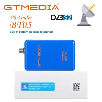GTmedia V8 Finder BT05 Digital de Satelit Cu Android & IOS App Sistem Freesat BT03 Upgrad HD1080P adauga Baterie Sat Finder