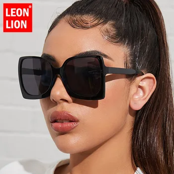 LeonLion Supradimensionate Gradient De Ochelari De Soare Femei Pătrat Ochelari De Soare Femei/Bărbați De Lux Ochelari De Vedere Femei Vintage Oculos De Sol Feminino