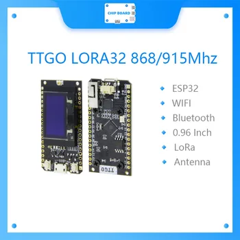 LILYGO TTGO LORA32 868/915Mhz ESP32 LoRa OLED 0.96 Inch, Bluetooth, WIFI ESP32 ESP-32 Modulul cu Antena