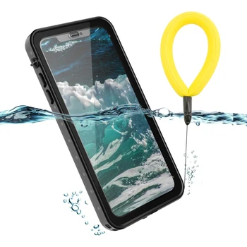 Rezistent la apa Caz pentru iPhone XS XR XS Max rezistenta la Socuri Înot Scufundări Cover pentru iPhone xsmax în aer liber Subacvatice de Protecție
