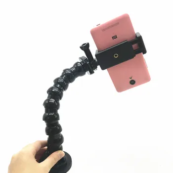Magnetic Magnet Selfie Stick Mount w/ brat gat de lebada pentru gopro hero sjcam xiao yi km de acțiune aparat de fotografiat smartphone trepied suport auto