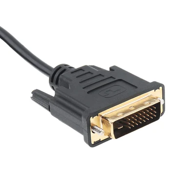 ZMT-89885 1,8 M 3 in 1 Negru DP Displayport pentru Cablu DVI 24+1 de Conversie Linie se Potrivesc pentru hp / HP / DEL L / Laptop / PC