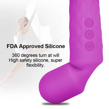Puternic AV Vibrator Magic Vagin Bagheta Stimulator Clitoris Vibratoare Jucarii Sexuale pentru Femei pentru Masturbator USB Penis artificial