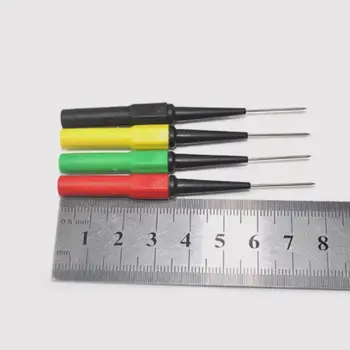 4 buc 0.7 mm Piercing Sonde Kit Multimetru Pen Sonda Mini Sârmă Poanson de Reparații Auto Linie de Test Sonda Instrument U1JB