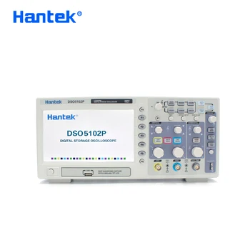 Hantek DSO5102P Osciloscop Digital Portabil 100MHz 2Channels 1GSa/s Lungime de Înregistrare 40K USB LCD Portabile Osciloscopio 7 Inch