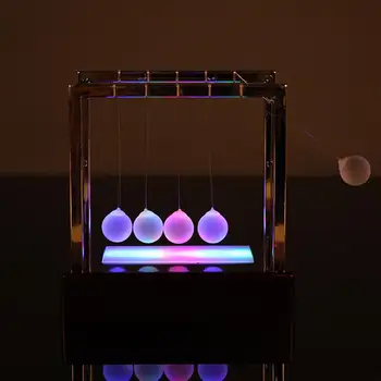 Științifică Copii Jucarii Lumina lui Newton Leagăn de Sticlă Minge Echilibru Pendulul Jucărie Ornament de Birou Jucarii pentru Copii